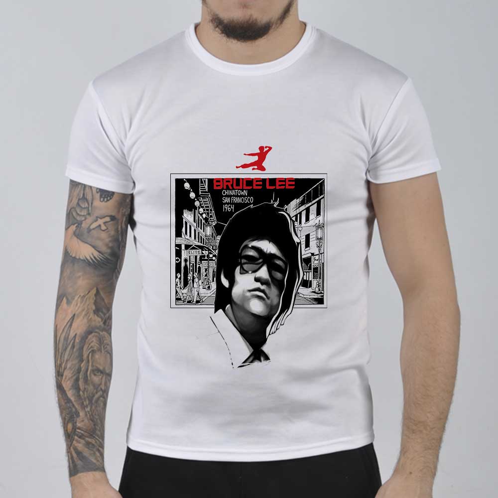 robert downey bruce lee t shirt